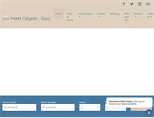 Tablet Screenshot of hotelcalypsogozo.com